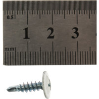 Саморез Tech-Krep ШСММ сверло 4,2х16 белый KP RAL 9003 200 шт, ведро малое 125524