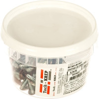 Саморез Tech-Krep ШСММ сверло 4,2х16 темно-красный KP RAL 3005 200 шт, ведро малое 125498