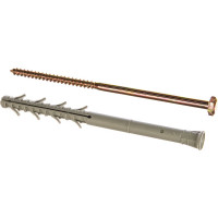 Фасадный дюбель 10х160, 4шт - пакет Tech-Krep TSX-S 127603