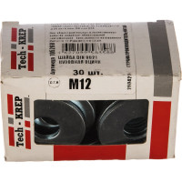 Кузовная оцинкованная шайба DIN9021 М12 30шт - коробка Tech-Krep 105268