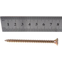 Саморез Tech-Krep/Zitar ШУж 6,0х80 потайная головка 3 шт, пакет 102521