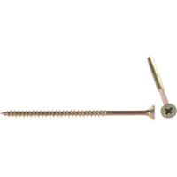 Универсальный саморез Tech-Krep 110х6,0 мм 50 шт желтый, коробка с окном 102276