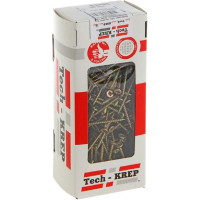 Универсальный саморез Tech-Krep 50х3,5 мм 200 шт желтый, коробка с окном 102238