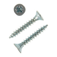 Универсальный саморез Tech-Krep 40х6,0 мм 100 шт оцинкованный, коробка с окном 102206