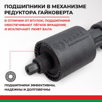 Двухскоростной гайковерт с удлинителем БелАК БАК.10118
