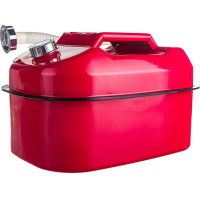 Горизонтальная стальная, оцинкованная канистра AUTOPROFI горловина с навинчив. крышкой, перепускной клапан, лейка, 20 литров, 1 4 KAN-500 20L KAN-500 (20L)