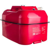 Горизонтальная стальная, оцинкованная канистра AUTOPROFI горловина с навинчив. крышкой, перепускной клапан, лейка, 20 литров, 1 4 KAN-500 20L KAN-500 (20L)