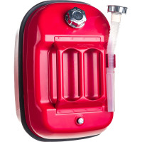 Горизонтальная стальная, оцинкованная канистра AUTOPROFI горловина с навинчив. крышкой, перепускной клапан, лейка, 20 литров, 1 4 KAN-500 20L KAN-500 (20L)