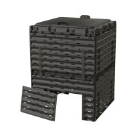 Компостер с крышкой Piteco 300 л, чёрный