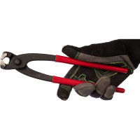 Монтажные торцевые клещи 10"=250мм, черные с красной рукояткой BAUM 119K-10