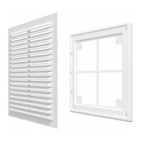 Решетка вентиляционная вытяжная (183х253 мм; белая, АБС) ERA 1825Р 233-019