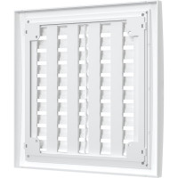 Решетка вентиляционная регулируемая (200х200 мм) ERA 2020РРП 86-387