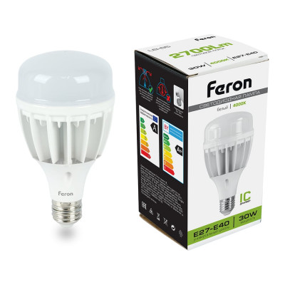 Светодиодная лампа 30W 230V E27 4000K Feron LB-65 25818