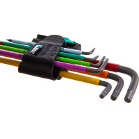 Набор Г-образных ключей WERA с шаром, 7 пр., 1.5/2/2.5/3/4/5/6 мм WE-022534