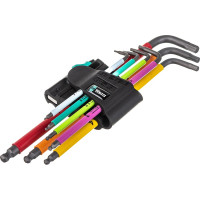 Набор Г-образных ключей WERA с шаром, 7 пр., 1.5/2/2.5/3/4/5/6 мм WE-022534