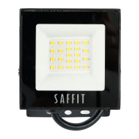 Светодиодный прожектор SAFFIT SFL90-20 2835SMD, 20W 4000K AC220V/50Hz IP65, черный в компактном корпусе 55075