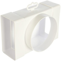 Соединитель Т-образный плоских воздуховодов 60х204 мм с выходом на фланцевый воздухораспределитель 160 мм ERA 620ТФ16П 210-074