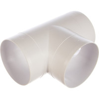 Тройник Т-образный пластик 100 мм ERA 10ТП 210-065