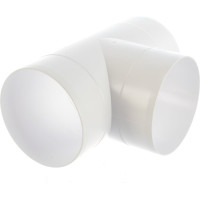 Тройник Т-образный пластик 100 мм ERA 10ТП 210-065