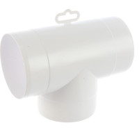 Тройник Т-образный пластик 100 мм ERA 10ТП 210-065