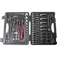 Набор 6-гранных головок торцевых и вставок 1/4" & 1/2" в кейсе, 110шт JTC JTC-H110B-B72