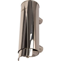 Диспенсер для мыла Nofer цилиндрический из нержавющей стали глянцевый 300 мл 03024.В