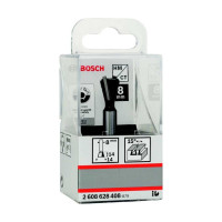 Фреза ласточкин хвост (2 лезвия, хв-8 мм, 14,3/12,7 мм) Bosch 2.608.628.408