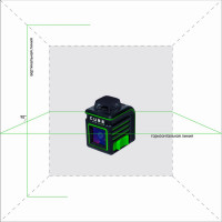 Лазерный уровень ADA CUBE 360 Green Ultimate Edition А00470