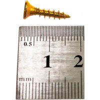 Шуруп, жёлтый цинк Крепежная техника 3,5х16 1000шт 431316 БК