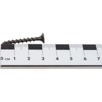 Саморез Качественный Крепеж 3,5х32 потай, крупная резьба, оксид 1 100 шт 1000361 КЧ