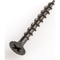 Саморез Качественный Крепеж 3,5х32 потай, крупная резьба, оксид 210 шт 0200361 КЧ