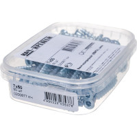 Винт-конфирмат Качественный Крепеж ЕВРО оцинкованный 7х50 60 шт 0200677 КЧ