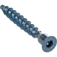 Винт-конфирмат Качественный Крепеж ЕВРО оцинкованный 7х50 60 шт 0200677 КЧ