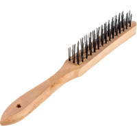 Кордщетка (ручная, 3-рядная, стальная, 290мм) КОБАЛЬТ 248-689