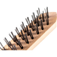 Кордщетка (ручная, 3-рядная, стальная, 290мм) КОБАЛЬТ 248-689