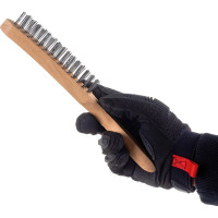 Кордщетка (ручная, 3-рядная, стальная, 290мм) КОБАЛЬТ 248-689