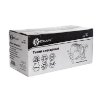 Стальные поворотные слесарные тиски КОБАЛЬТ 248-993