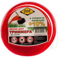 Корд триммерный Speed line (2.7 мм; 15 м; звезда) DDE 910-492