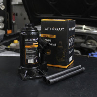 Бутылочный гидравлический домкрат 6 т, высота 183-360 WIEDERKRAFT WDK-81060