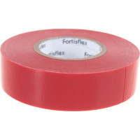 Изолента ПВХ FORTISFLEX 19 ммх0.15 ммх20 м красная 71234