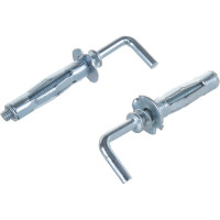 Анкер дюбель Tech-Krep Молли W с крюком М4х32 4 шт - пакет 112287