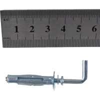 Анкер дюбель Tech-Krep Молли W с крюком М4х32 4 шт - пакет 112287