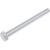 Болт Tech-Krep/Zitar DIN933 с шестигранной головкой, оцинкованный М12х120 + гайка + шайба 2 шт - пакет 136929