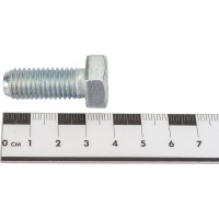 Болт Tech-Krep/Zitar DIN933 с шестигранной головкой, оцинкованный М12х30 + гайка + шайба 2 шт - пакет 136921