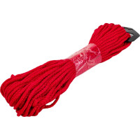 Вязаный шнур Tech-Krep ПП, 3 мм, с сердцевиной, универсальный, цветной, 20 м 139922