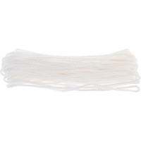 Вязаный шнур (ПП, 4 мм, с сердцевиной, универсальный, белый, 20 м) Tech-Krep 140326