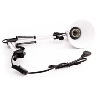 Настольный светильник Ultraflash UF-312P С01 белый 230V 60W 12894