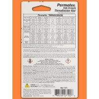 Фиксатор резьбы сильной фиксации PERMATEX красный 6мл. 27100