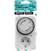 Механический суточный таймер Premium duwi 05161 9 белый