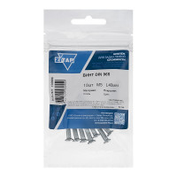 Винт DIN965 с потайной головкой оцинкованный М5x40 10 шт Zitar 102996